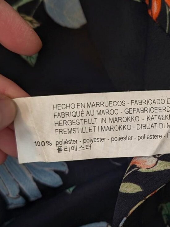 Zara Wide Leg Floral Trousers - Picture 8 of 9